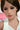 Front pose of woman showing beautiful eye and hair