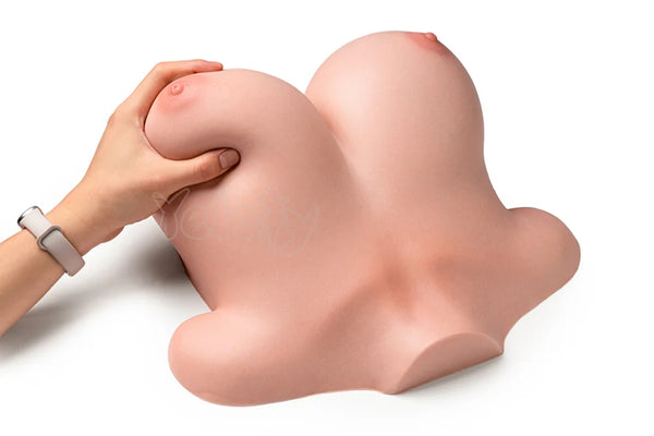 Yeloly Doll® 15.9LB Ultra-Soft Silicone Breast Sex Torso C03 Stroker