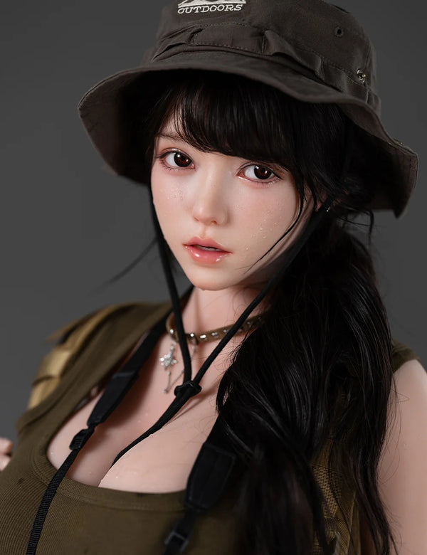 160cm/5ft3 F-cup Silicone Head Sex Doll – Irma
