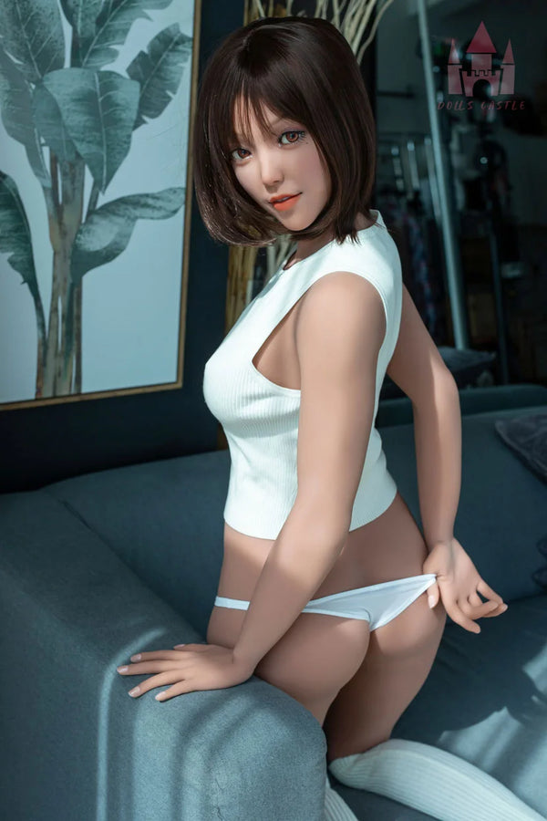 163cm TPE Premium Doll “E #K3 (P163) Tan” with EVO Skeleton, Standing Function, Solid Chest & Realistic Makeup