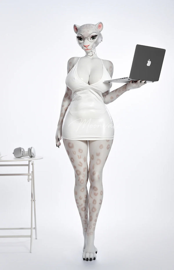 Moonvale Doll® 165cm (5ft5) D-Cup Full Silicone Office Lady Sex Doll, Movable Jaw Head, Velara