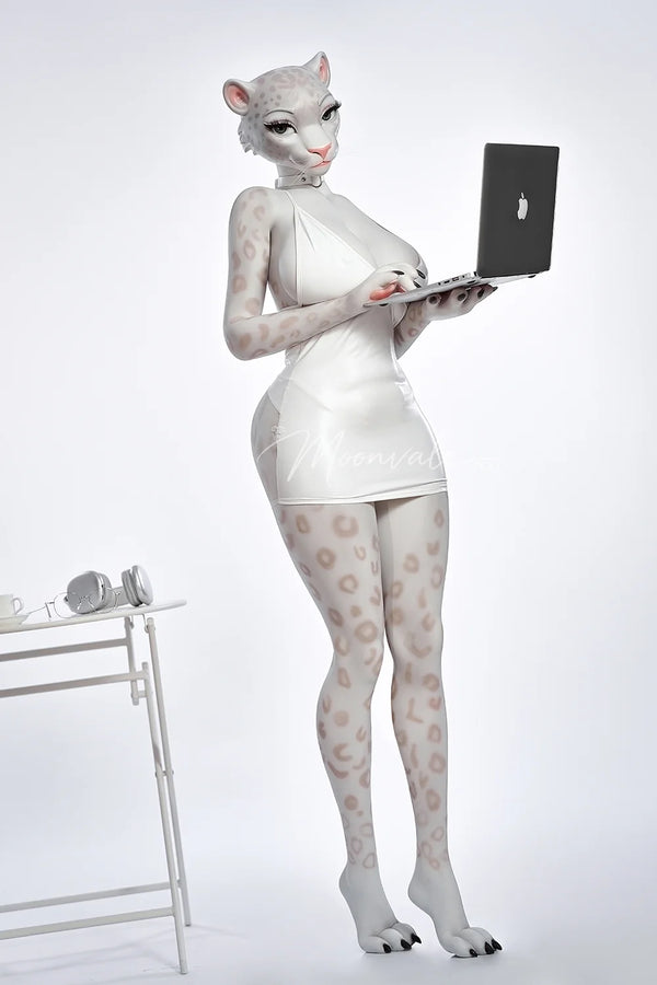 Moonvale Doll® 165cm (5ft5) D-Cup Full Silicone Office Lady Sex Doll, Movable Jaw Head, Velara