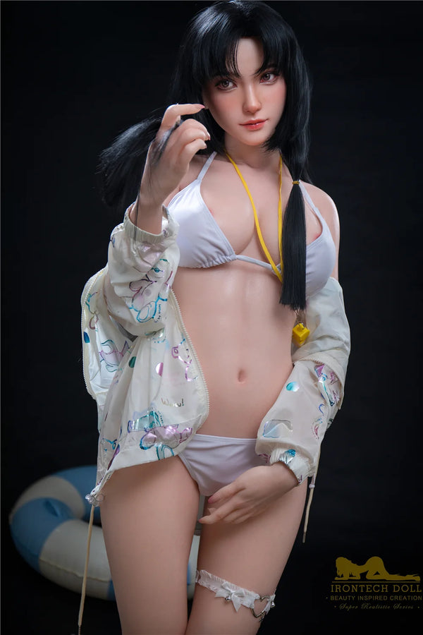 Irontech Dolls® 166cm (5ft5) 2.0 Asian Silicone Sex Doll Kitty, Head S32