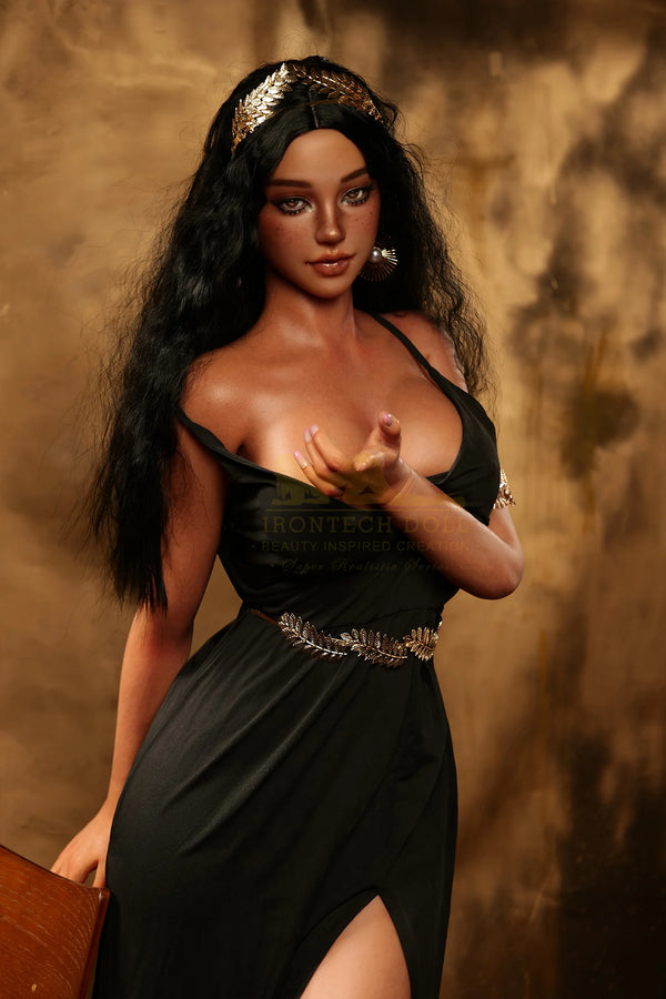 Irontech Dolls® 166cm (5ft5) 2.0 Silicone Sex Doll Layla, Head S39, Dark Tanned