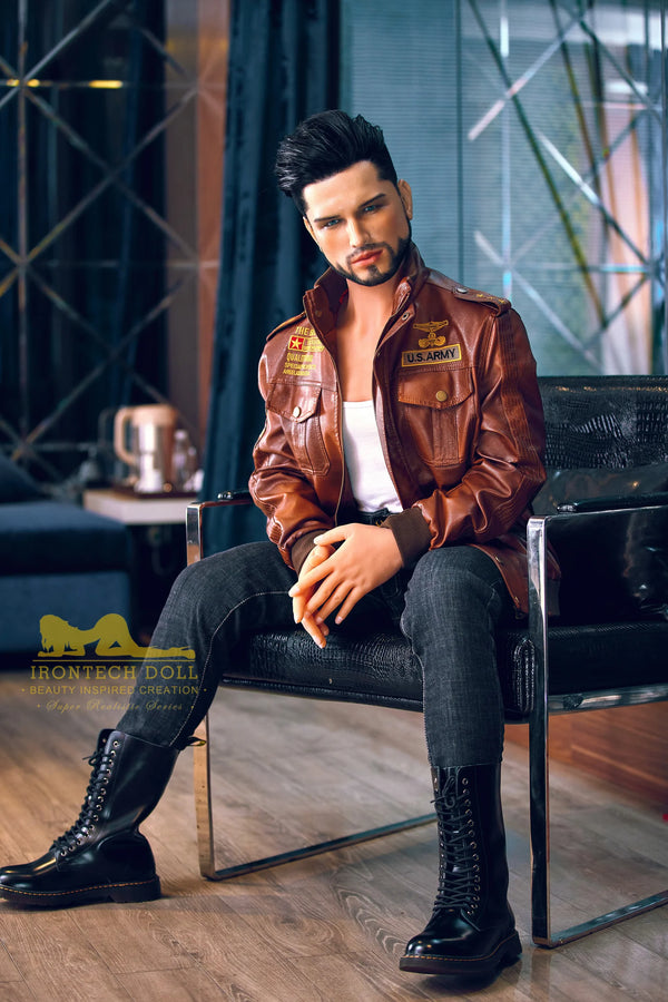 Irontech® 162cm/5ft4 Male Silicone Head Sex Doll – Kevin (Tan Skin)