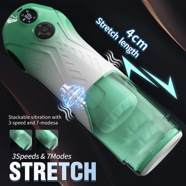 Sex Toyl® ELAMB-107 Starry Sky Cabin Cup Male Masturbator – Telescopic 360° Rotation