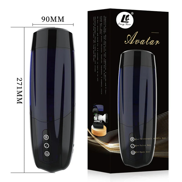 Sex Toyl® ELAMB-81 Avatar Male Masturbator Cup – Fully Automatic Telescopic 10-Mode