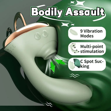 Sex Toy ® HopStar Pro SHD-H027-2 Rechargeable Suction Vibrator with Magnetic USB Charging