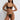 Koikiss Sex Toy® Women's Black Polyester Bra & Underwear Lingerie Set | Model 6482