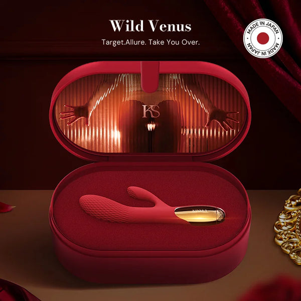 Wild Venus Luxury Rabbit Vibrator – Premium Dual-Head Heated Vibrator