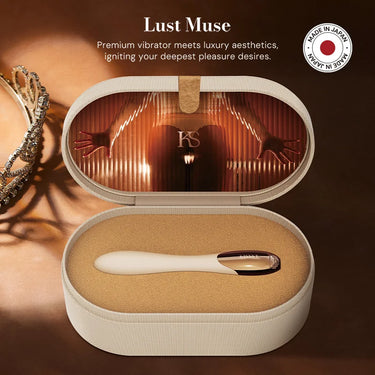 Lust Muse Luxurious Vibrator – Premium Heated Silicone Vibrator with Pulsating Modes