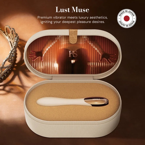 Lust Muse Luxurious Vibrator – Premium Heated Silicone Vibrator with Pulsating Modes