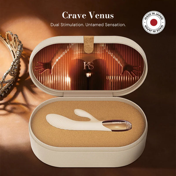 Crave Venus Luxury Rabbit Vibrator – Premium Dual-Head Heated Vibrator