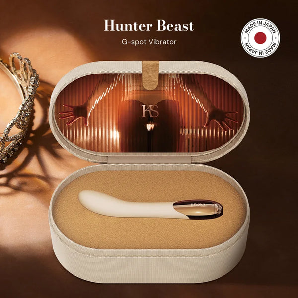 Hunter Beast G-Spot Vibrator – Premium Curved Hook Heated Dual-Motor Vibrator