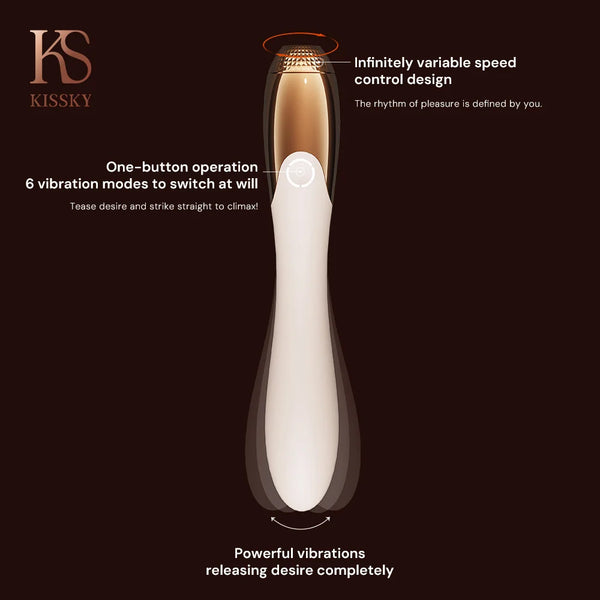 Lust Muse Luxurious Vibrator – Premium Heated Silicone Vibrator with Pulsating Modes