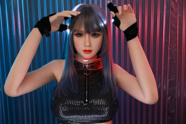 148cm Love Doll with Blue Eyes, Standing Function & Wheat Skin Tone – TPE Premium Edition