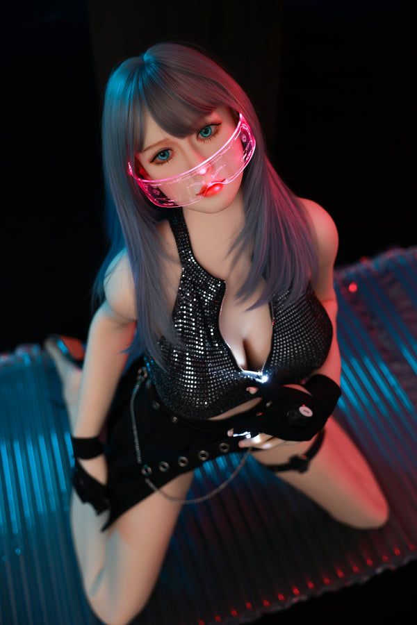165cm Love Doll with Blue Eyes, Standing Function & White Skin Tone – TPE Premium Edition