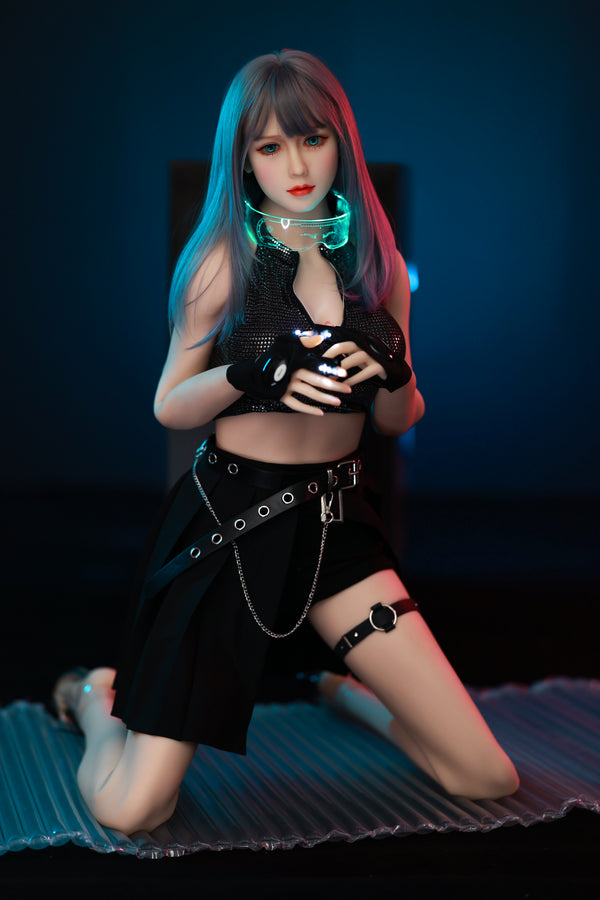 165cm Love Doll with Blue Eyes, Standing Function & White Skin Tone – TPE Premium Edition