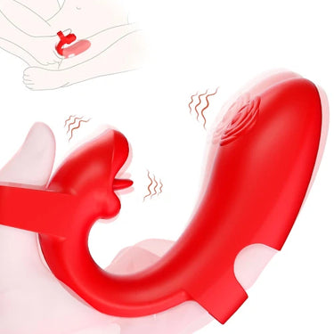 Sex Toy® Rose Wearable Finger Vibrator | 10 Vibration Modes | USB Rechargeable | New