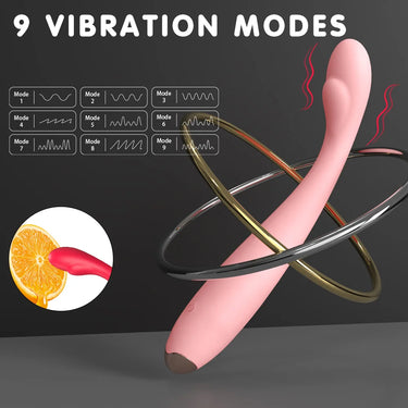 Sex Toy® Kindy SHD-S527 G-Spot Vibrator with Bendable Design & Magnetic USB Charging