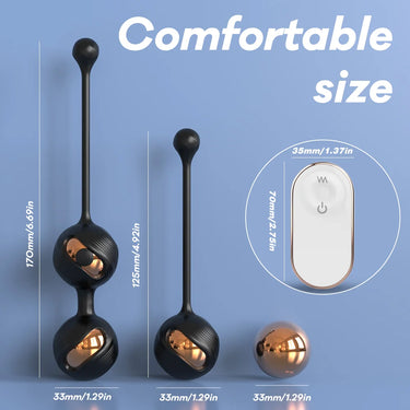 Sex Toy® Gem-RCT SHD-S377-2 Bullet Vibrator with Remote Control & Kegel Exercise Design