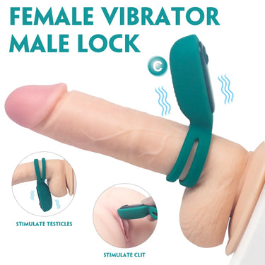 Sex Toy® Squidward-RCT SHD-S331-2 Rechargeable Silicone Ring with Remote Control