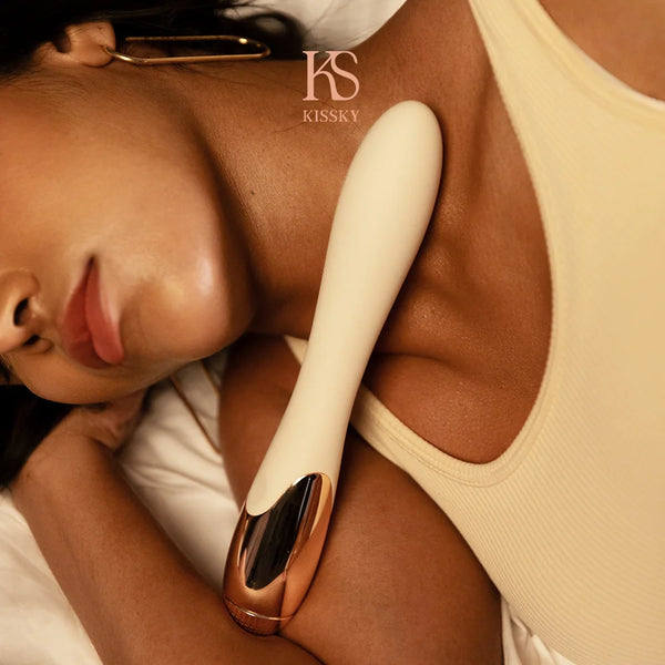Lust Muse Luxurious Vibrator – Premium Heated Silicone Vibrator with Pulsating Modes