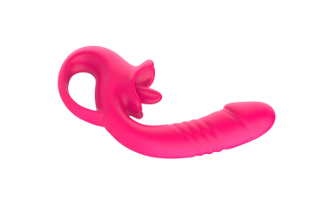 Koikiss Sex Toy®  Allure-Telescopic Tongue Licking Vibrator | 10 Tongue Licking Modes, Telescopic Motion & 3 Motors | MDS-101