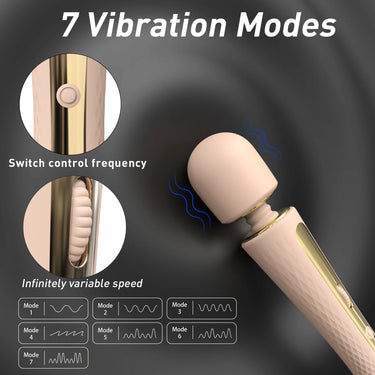 Sex Toy® Dark Angel SHD-S515 Wand Massager with 2000mAh Rechargeable Battery