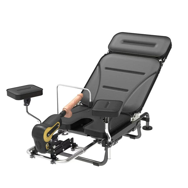 Koikiss Sex Furniture®311Pro Automatic Chair-Mounted Thrusting Machine with Lubrication System | PU Leather & Steel Frame