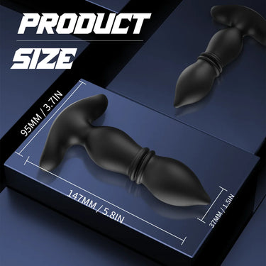 Sex Toy® Piercing Duke RCT SHD-S382-2 Rechargeable Anal Plug with Remote Control