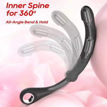 Sex Toy®Anal Curved Bead String | Dual Motor, 10 Vibration Modes & Magnetic Charging | MDS-560
