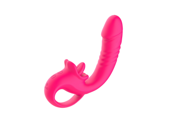 Koikiss Sex Toy®  Allure-Telescopic Tongue Licking Vibrator | 10 Tongue Licking Modes, Telescopic Motion & 3 Motors | MDS-101