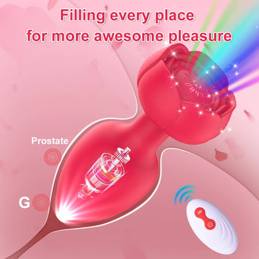 Koikiss Sex Toy®  Glowing Anal Plug | 10 Vibration Modes & USB Pin Charging | MDS-HT050