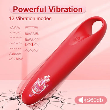 Sex Toy® Ring Jump Egg | 12 Vibration Modes | Rechargeable Silicone Egg with Ring Design