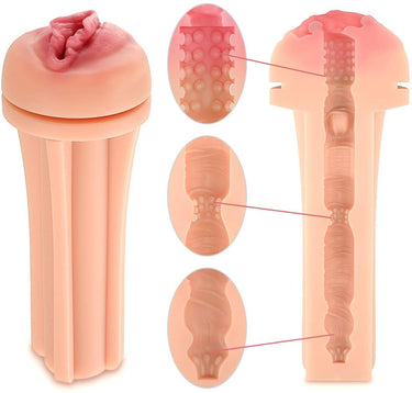 Koikiss Sex Toy®  Flashlight Stroker Vaginal | Premium TPE Male Stroker | Ergonomic Manual Design