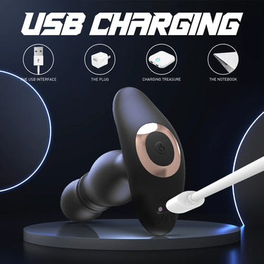 Sex Toy® Piercing Duke RCT SHD-S382-2 Rechargeable Anal Plug with Remote Control