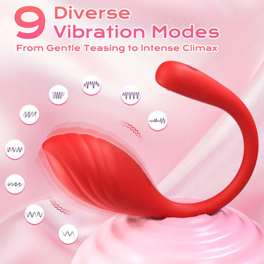 Sex Toy® Blue Whale APP Bullet Vibrator | APP Remote Control, 9 Vibration Modes & Magnetic Charging | MDS-583