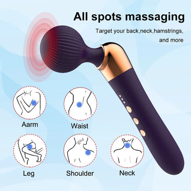 Sex Toy®Curved AV Wand | 10 Vibration Modes, 4 Speed Levels & 1000mAh Battery | MDS-AV112