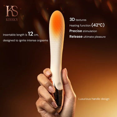 Velvet Desire Luxury Vibrator – Premium Silver-Ion Antibacterial Heated Wand