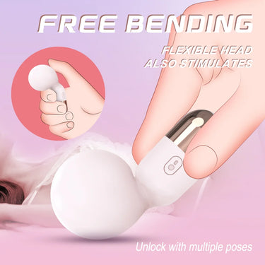 Sex Toy® Sweet Pop SHD-S438 Mini Wand Massager with USB Rechargeable Design