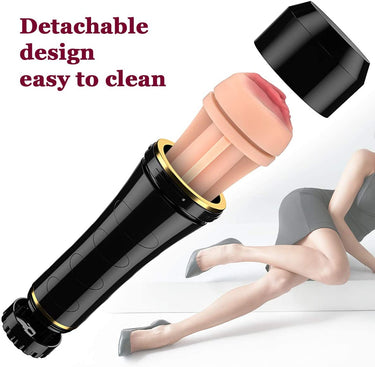 Koikiss Sex Toy®  Flashlight Stroker Vaginal | Premium TPE Male Stroker | Ergonomic Manual Design