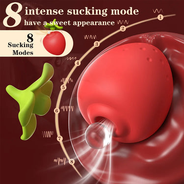 Sex Toy® BerryBliss SHD-K022 Rechargeable Suction Toy with Compact Strawberry Design