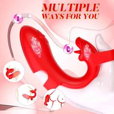 Sex Toy® Rose Wearable Finger Vibrator | 10 Vibration Modes | USB Rechargeable | New