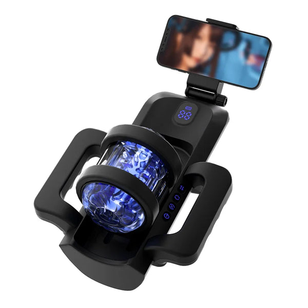 Sex Toyl® ELAMB-111 Rotary Aircraft Cup Male Masturbator – 10-Speed Telescopic