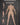 Body measurement chart with labeled dimensions on a dark background