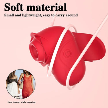 Sex Toy® Kiss Honey SHD-S696 Silicone Suction Personal Massager with Magnetic USB Charging
