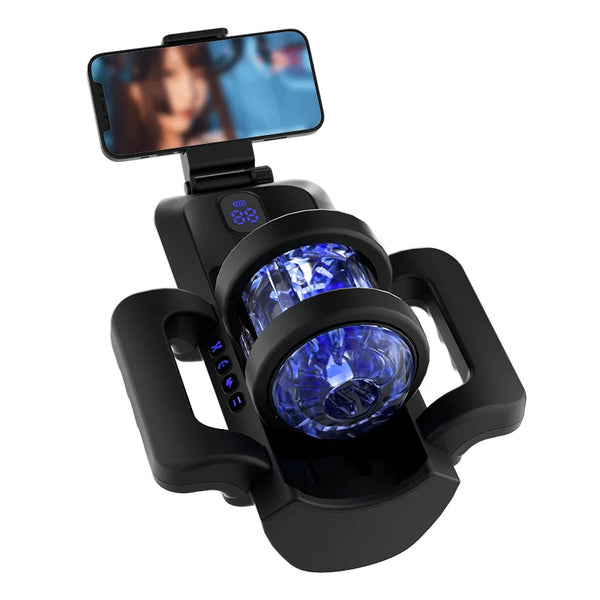 Sex Toyl® ELAMB-111 Rotary Aircraft Cup Male Masturbator – 10-Speed Telescopic