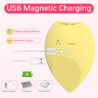 Koikiss Sex Toy®  Beauty Egg Tongue Licker 01 (Oval) | 10 Tongue Licking & 10 Vibration Modes | MDS-ZDB084