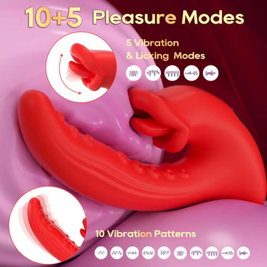 Koikiss Sex Toy®  Dragon Whisper Tongue Lick Vibrator
